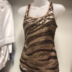 Sequin tank top
